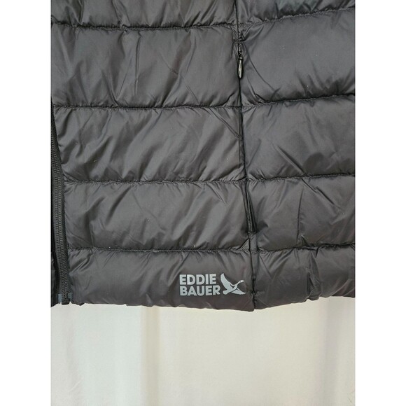 Eddie Bauer Puffer Vest Womens 2XL Black EB650 Cirruslite Storm Repel 650 FP Dow - Picture 2 of 8